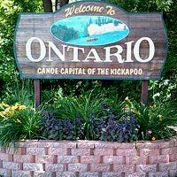 Ontario, WI Sign